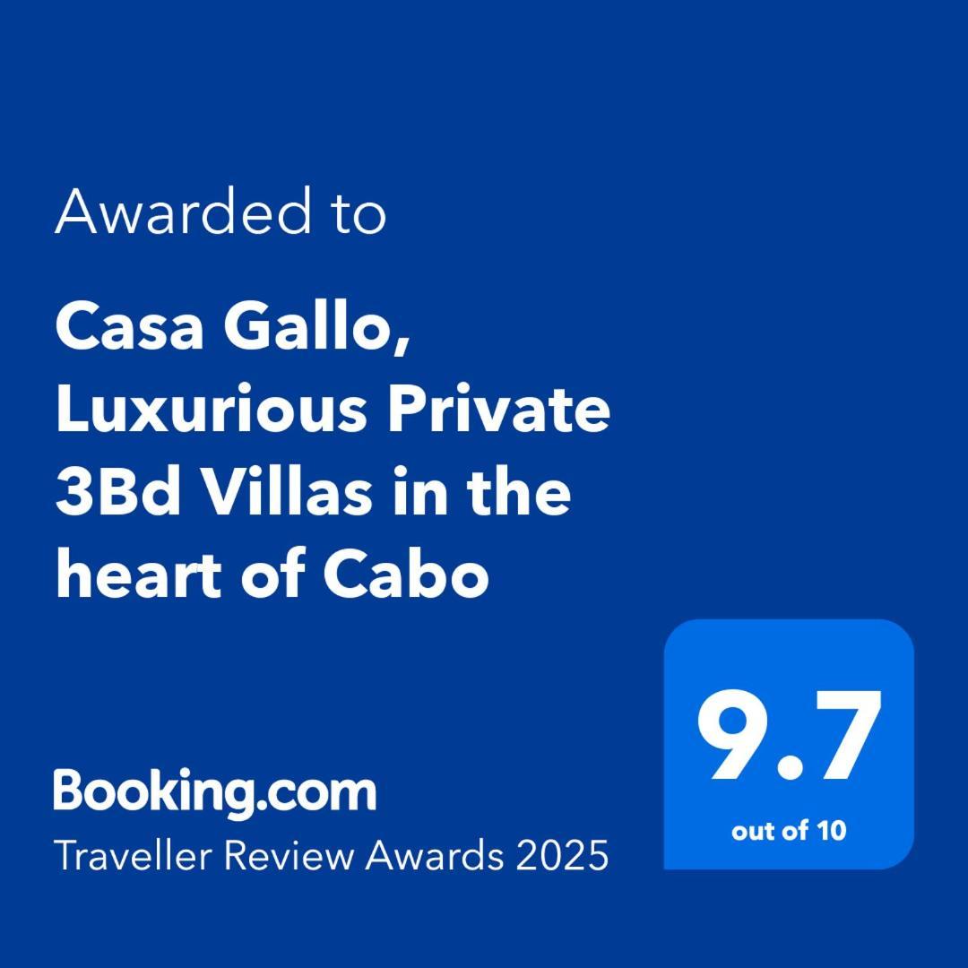 Casa Gallo, Heated Pool, Exclusive Beach & Great Location Cabo San Lucas Exteriör bild